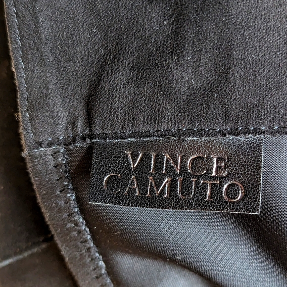 Vince Camuto OTK Boots Women's Size 8 Black Selial Suede Tall Dressy Heels - Picture 4 of 11